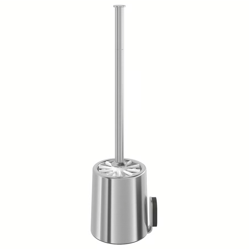 IKEA BROGRUND Toilet Brush, Stainless Steel (403.285.38) NEW